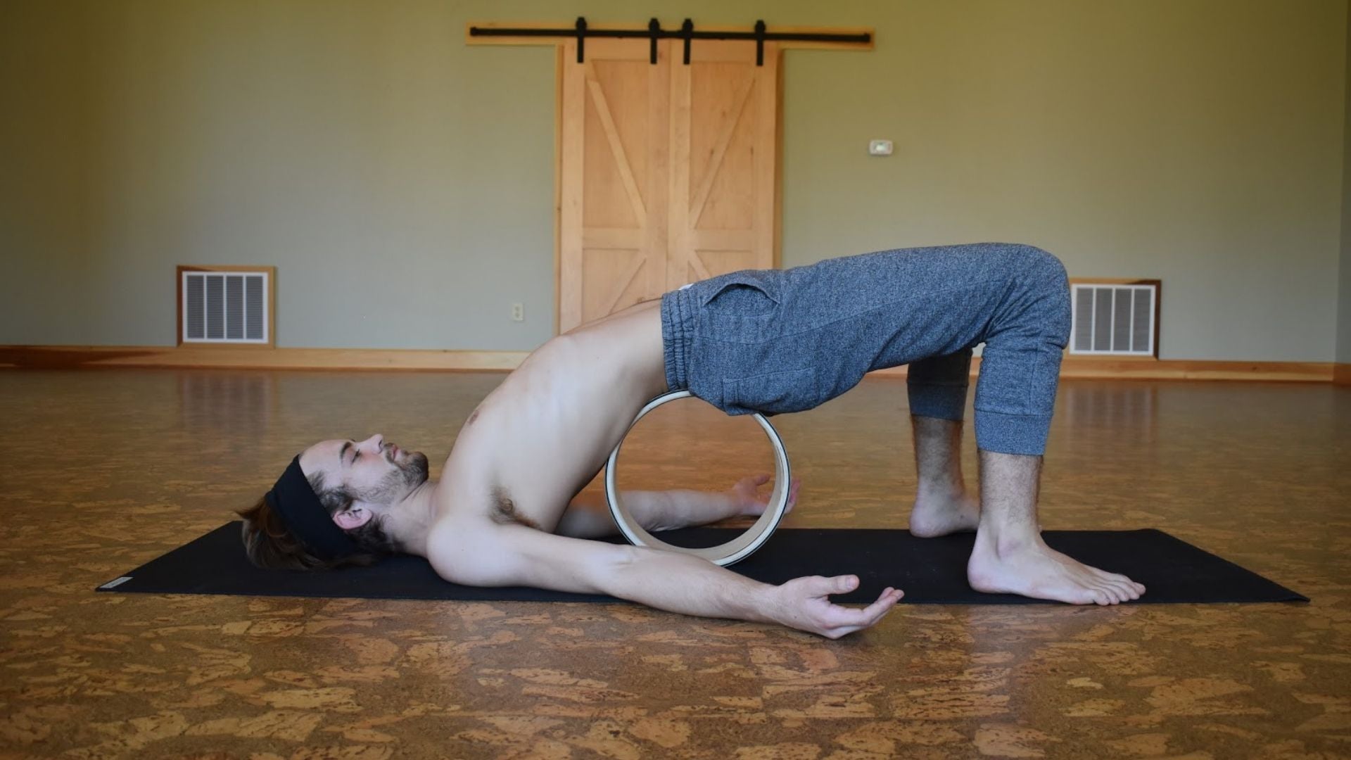 Back Decompression With a Yoga Wheel