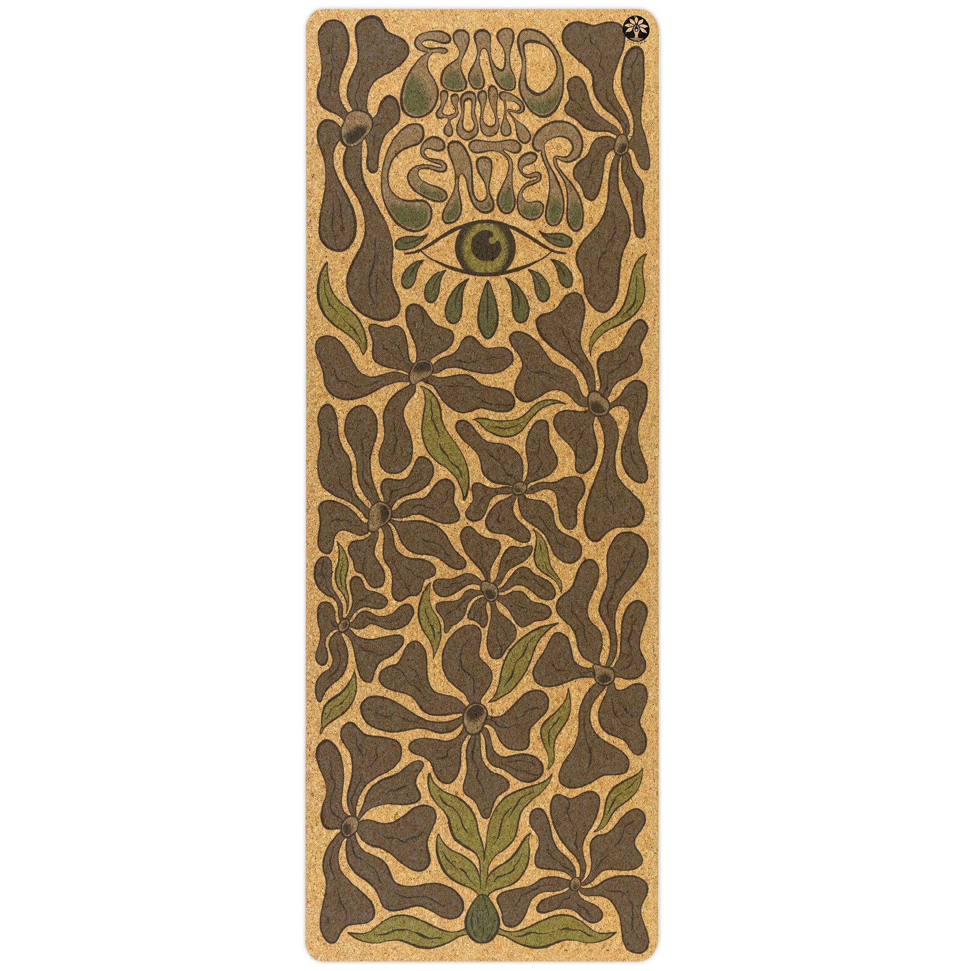 Find Your Center Original Cork Yoga Mat - Yoloha Yoga