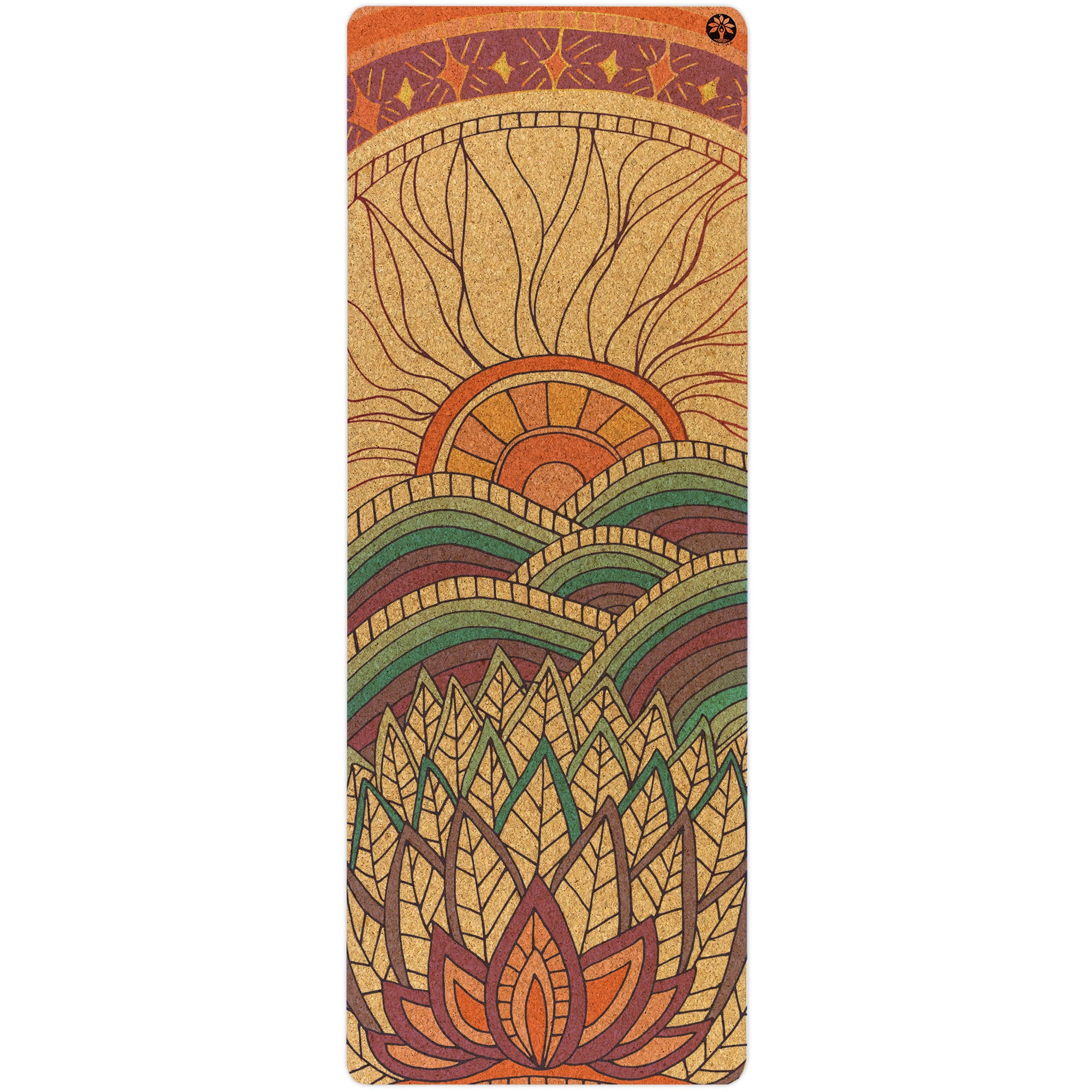 Mountain Magic Original Cork Yoga Mat + Plant Foam - Yoloha Yoga