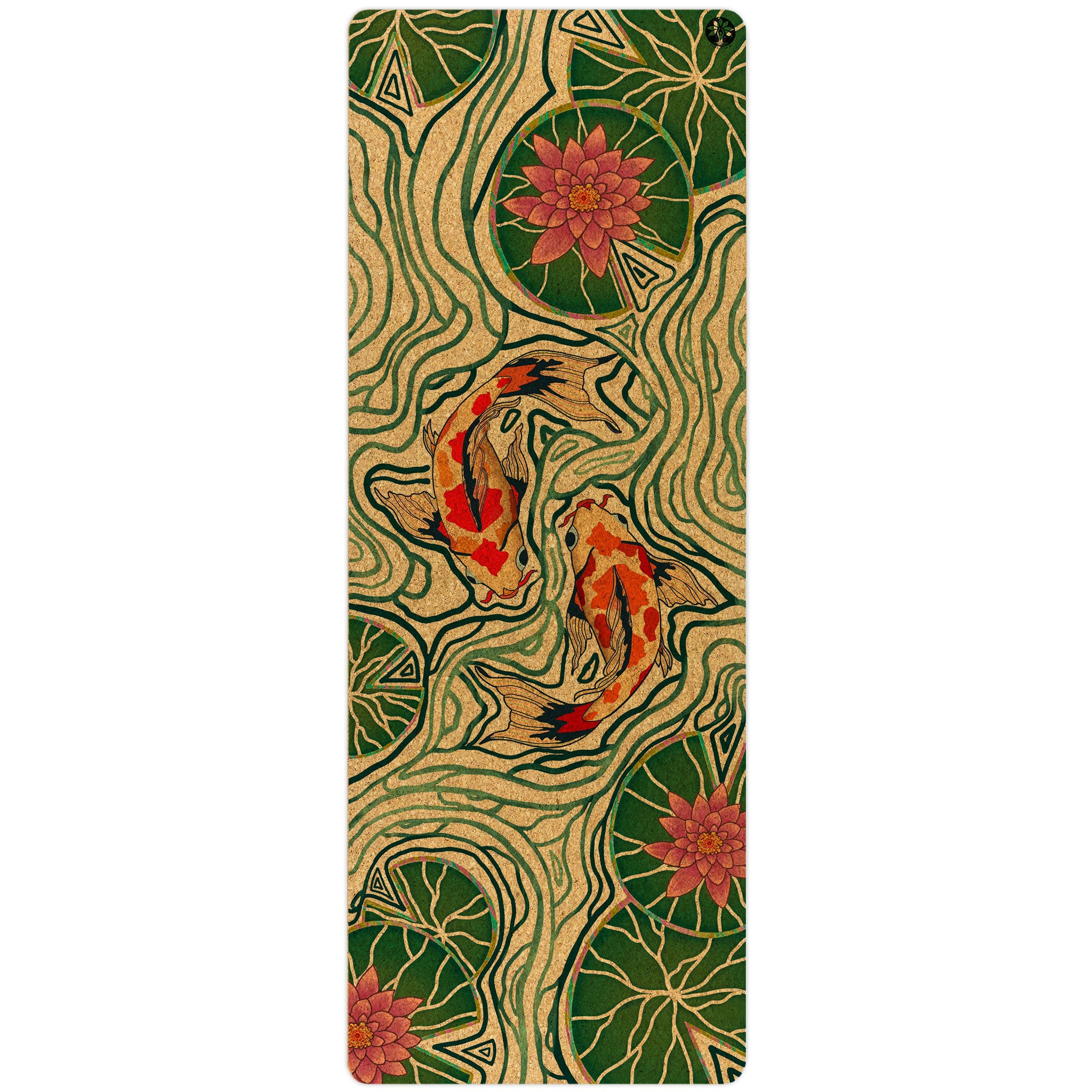 The Original Natural Non-Slip Cork Yoga Mat by Yoloha 72 x 26