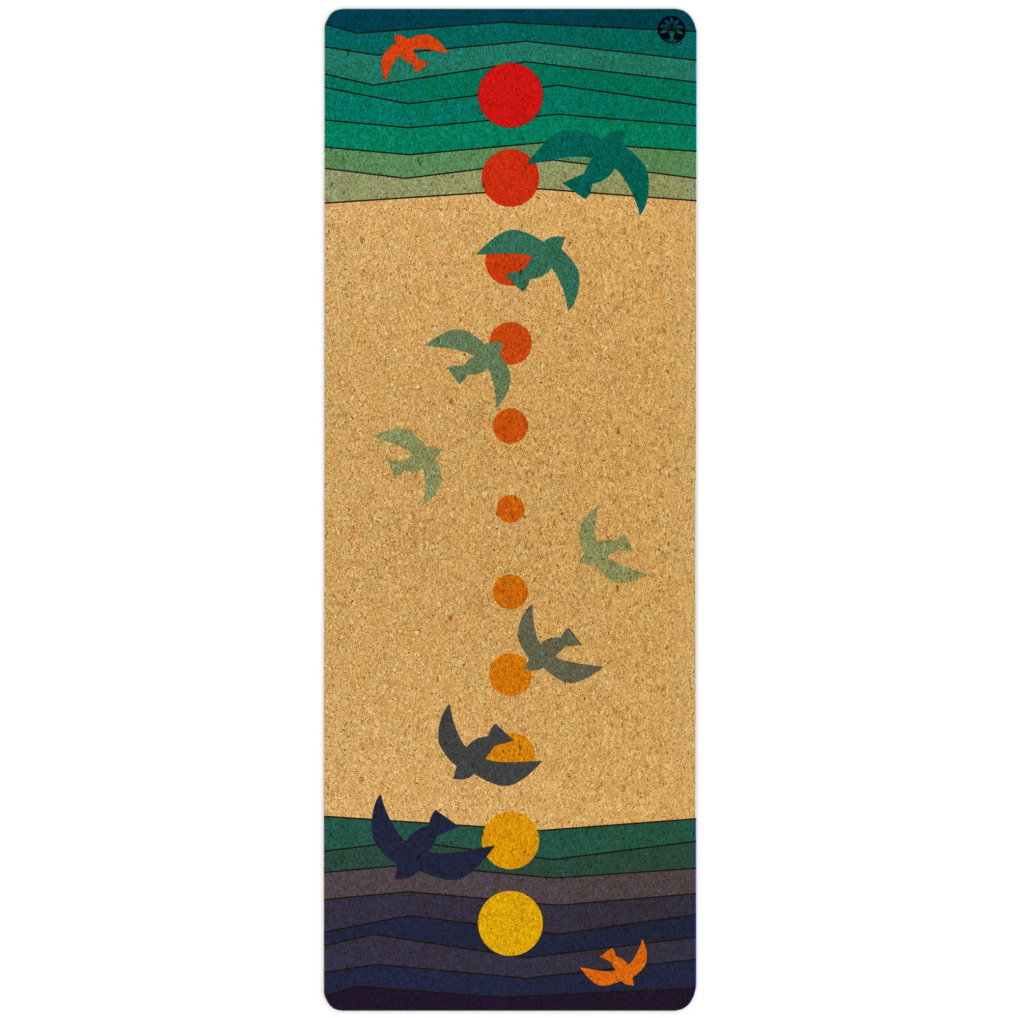 Solar and Lunar Original Cork Yoga Mat + Plant Foam - Yoloha Yoga