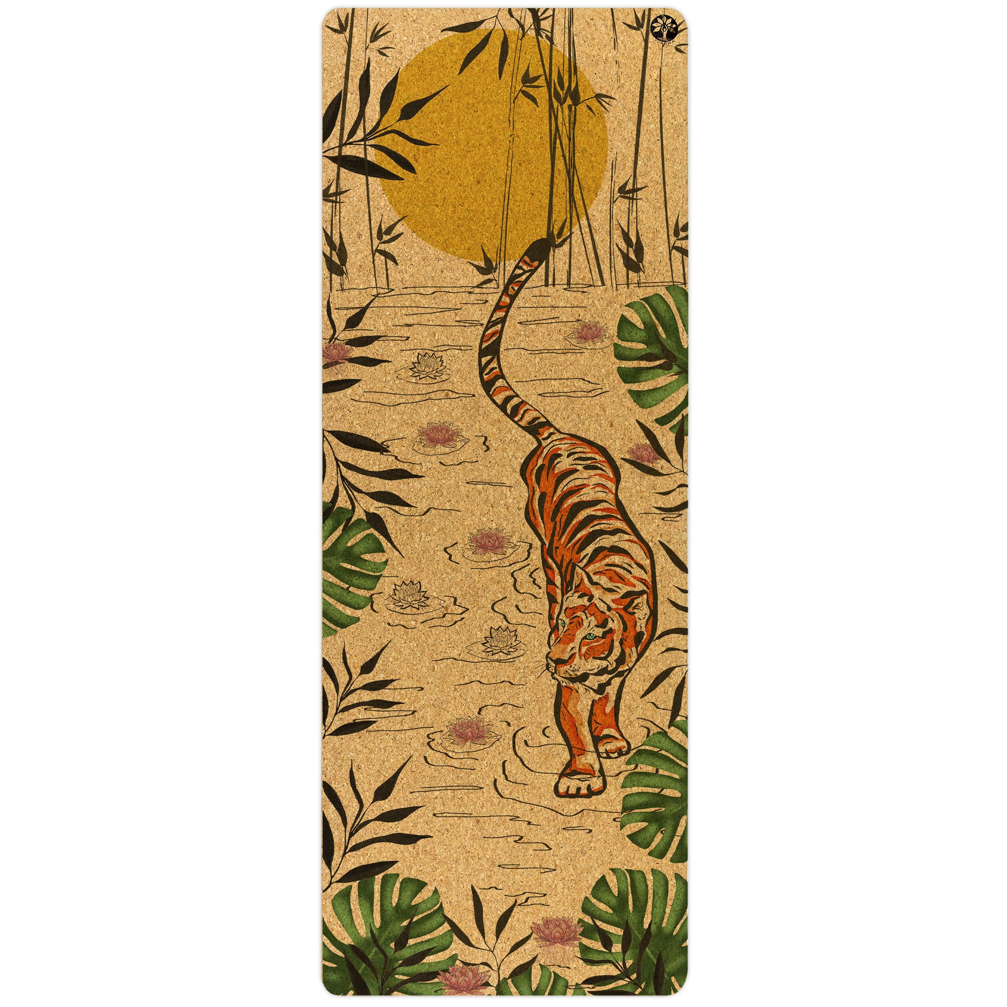 Tiger Lotus Nomad Cork Yoga Mat - Yoloha Yoga