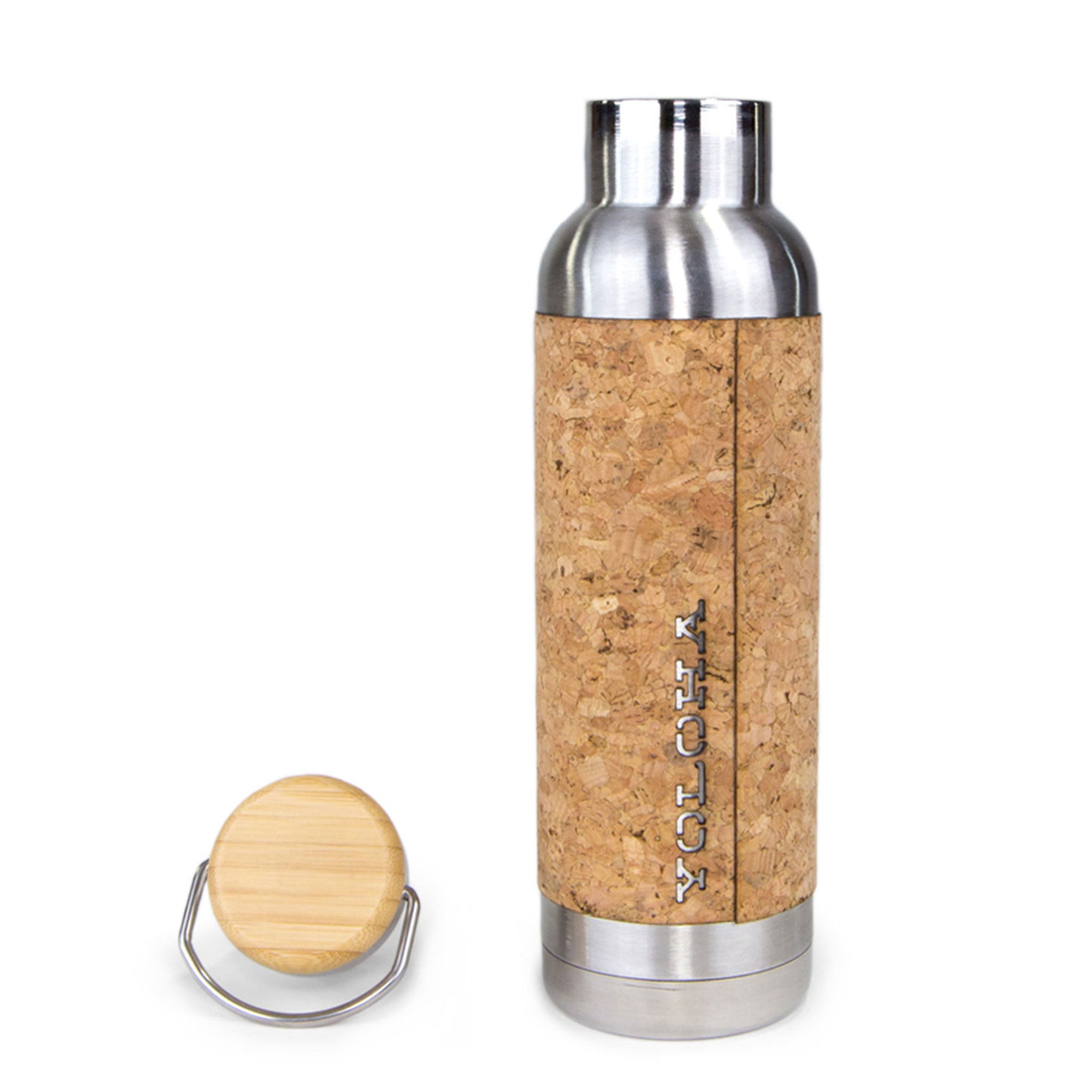 Insulated Stainless Steel and Eco-Friendly Cork Water Bottle