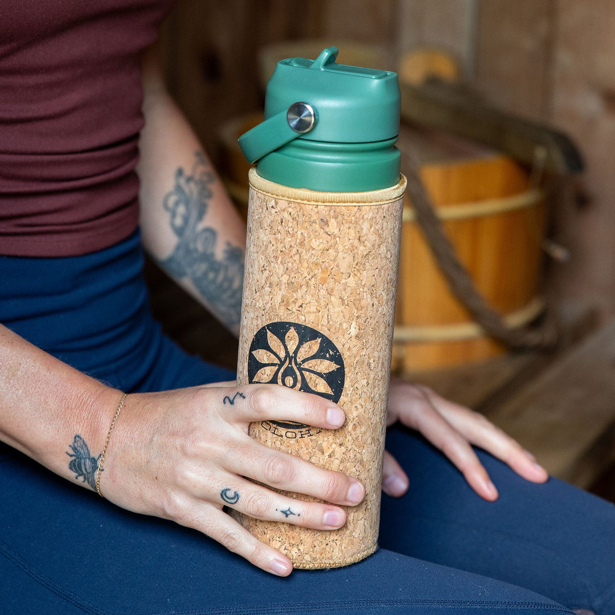 cork water bottles