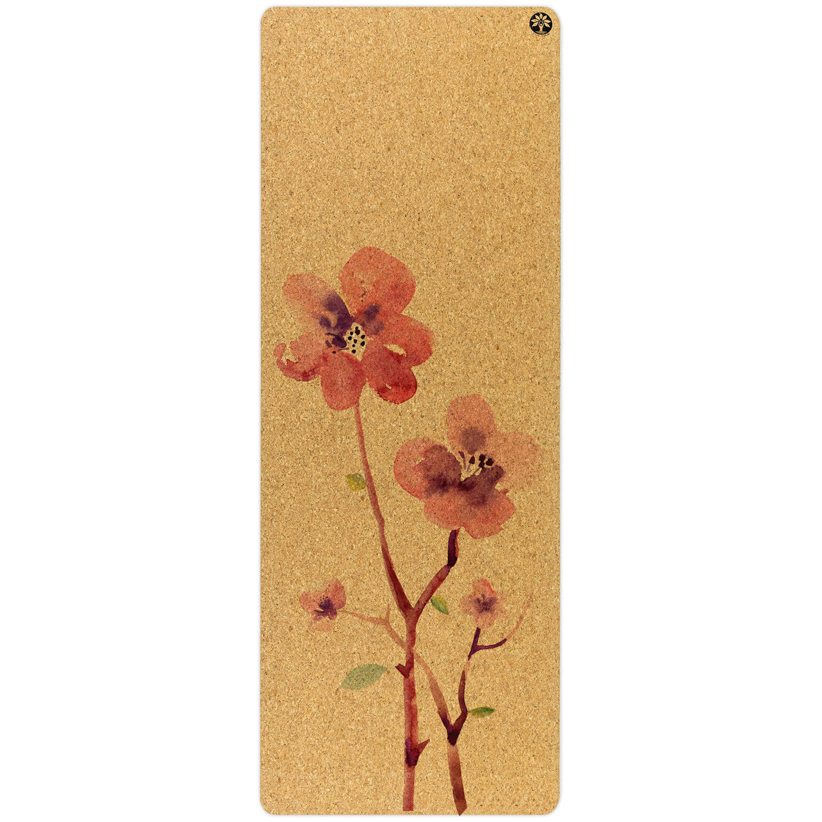 Artist Desiged Original Cork Yoga Mat Blossom by Yoloha Yoloha Yoga