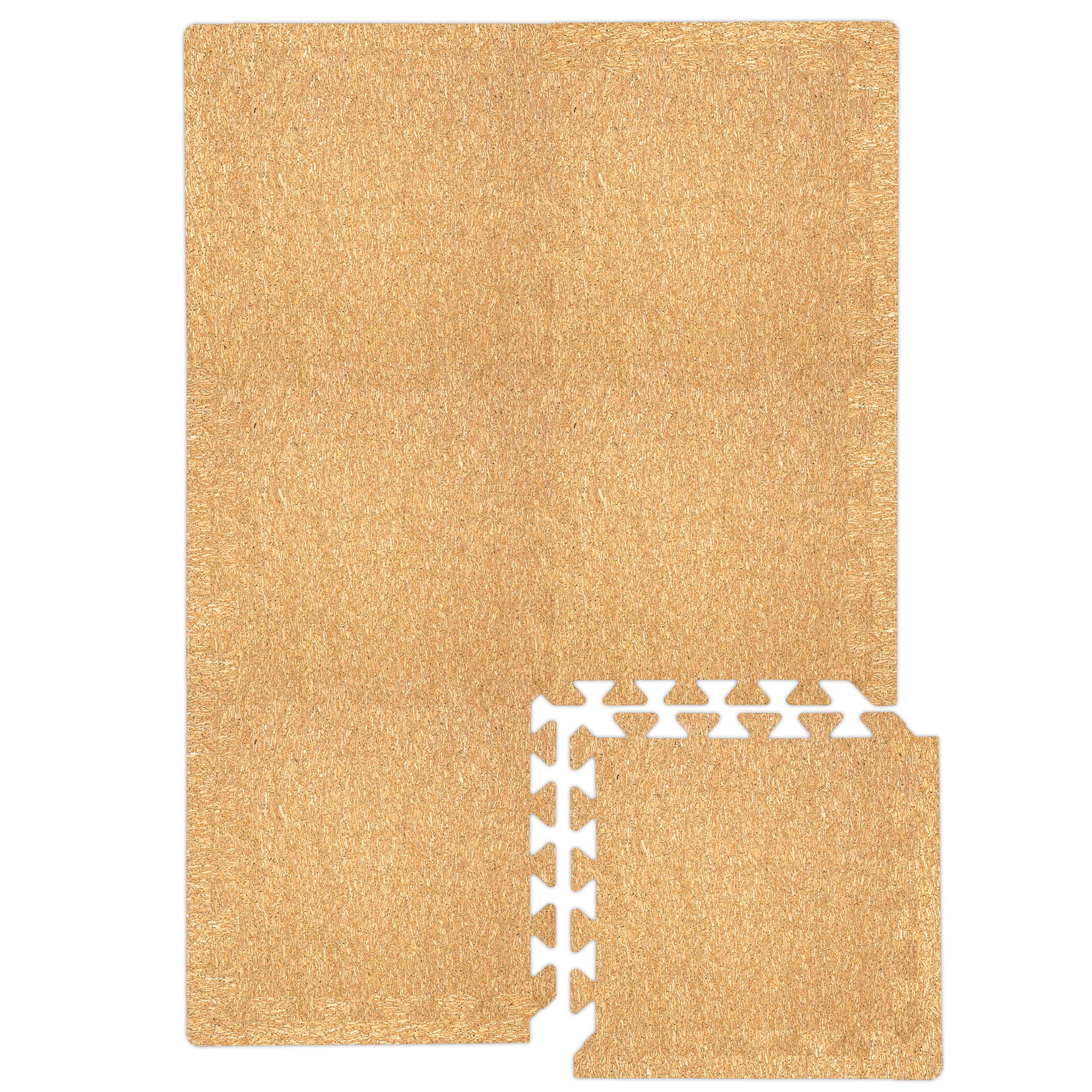 Cork Expandable Floor Mat - The Best Natural Gym Flooring – Yoloha Yoga