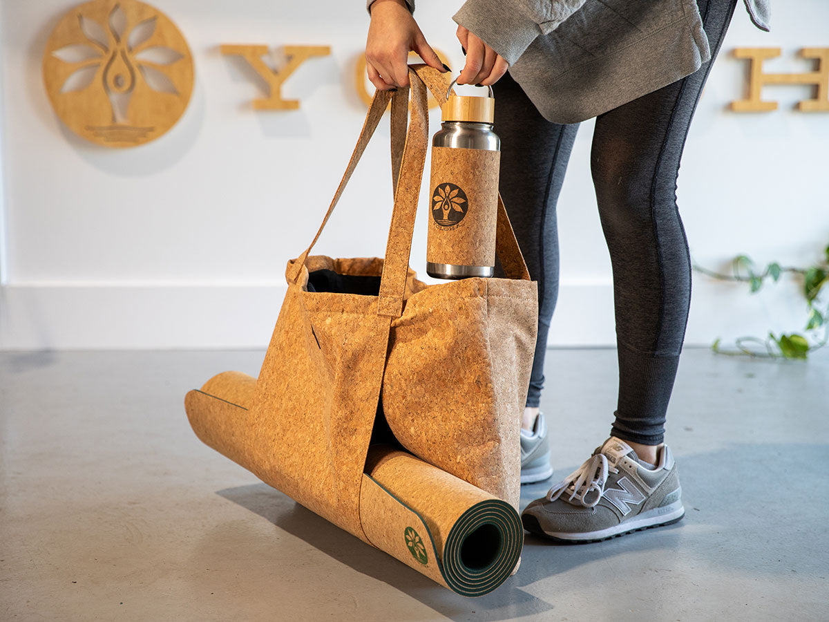 Cork Yoga Mat Bag XL  Yoga mat bag, Bags, Mat bag
