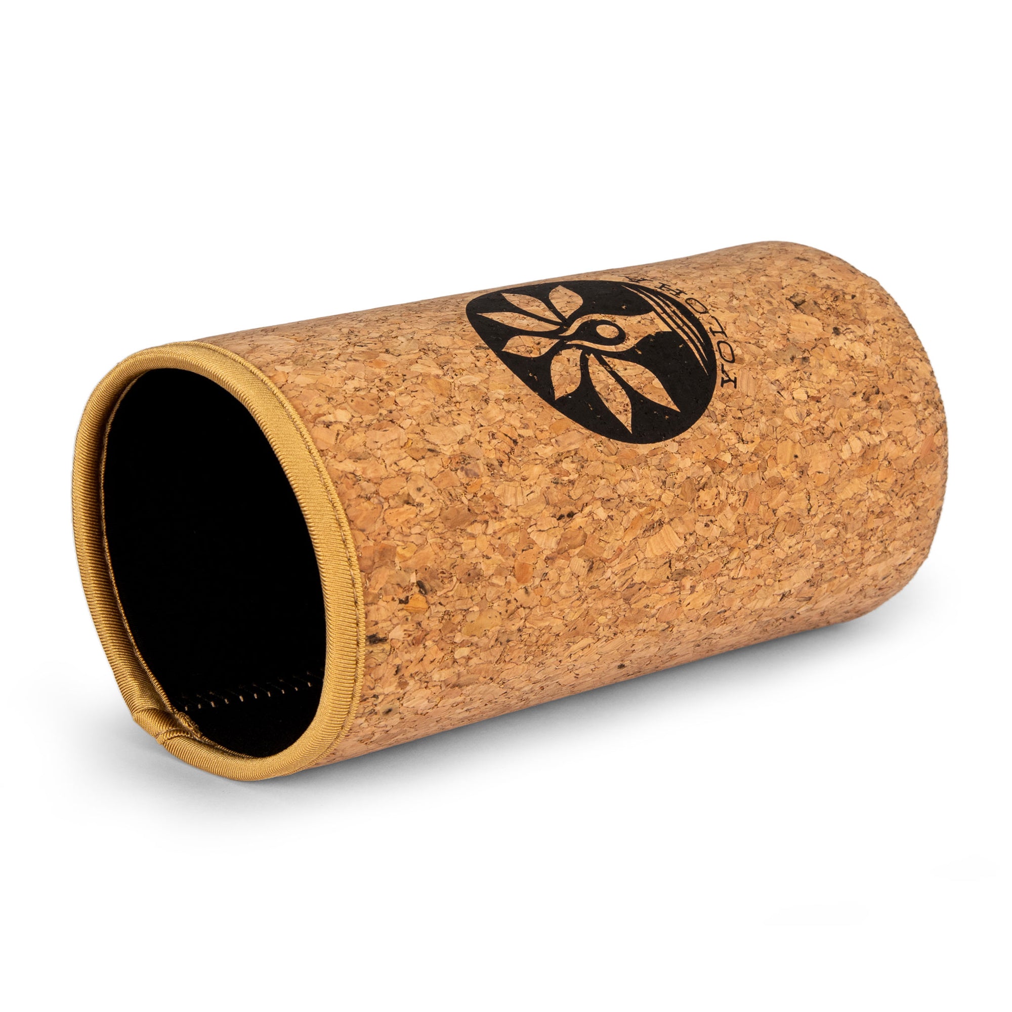 Green Cork Sleeve Bottle with Flip Staw Lid | 32oz - Yoloha Yoga