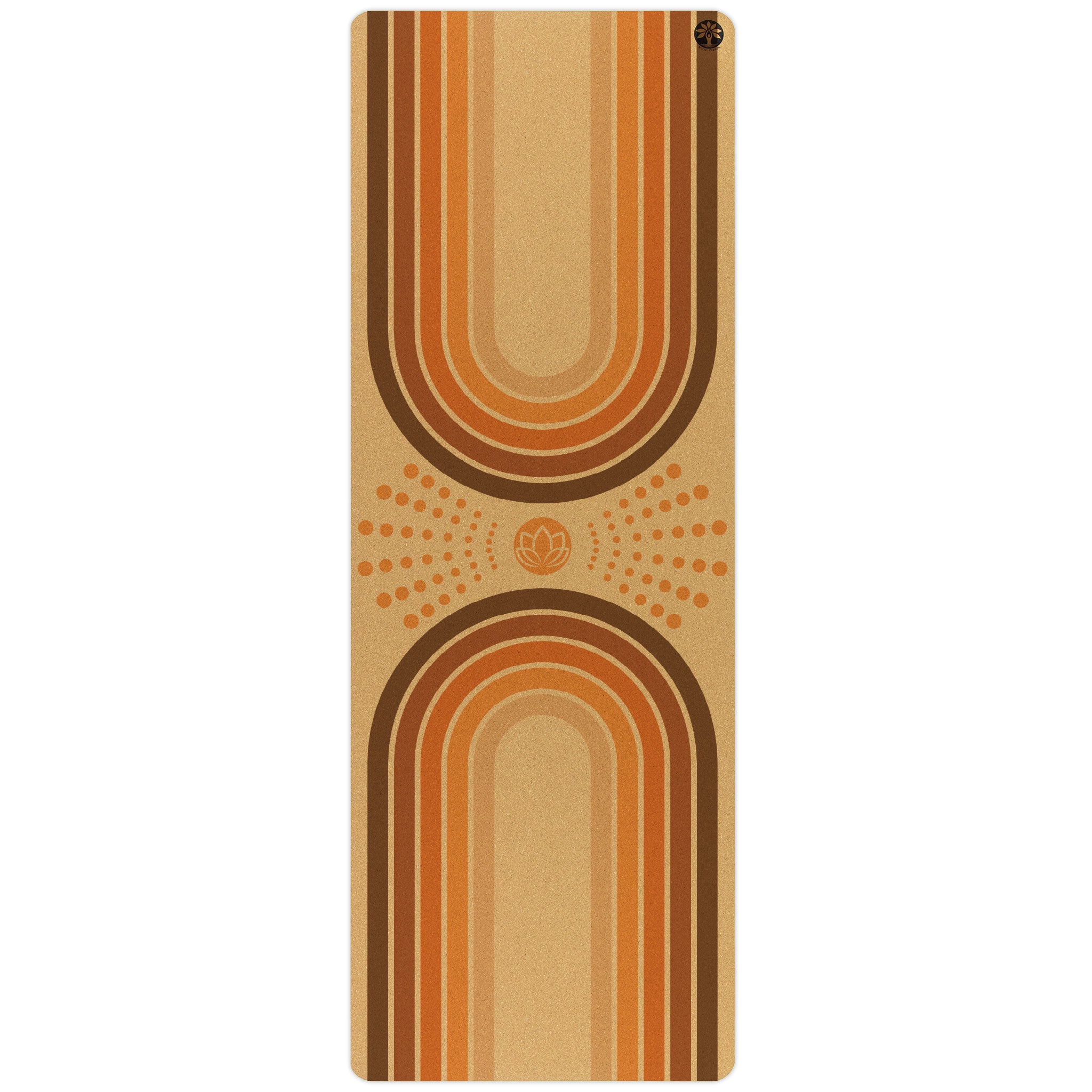 Eco-Friendly Aura Cork Yoga Mat - El Dorado Artist Design – Yoloha Yoga