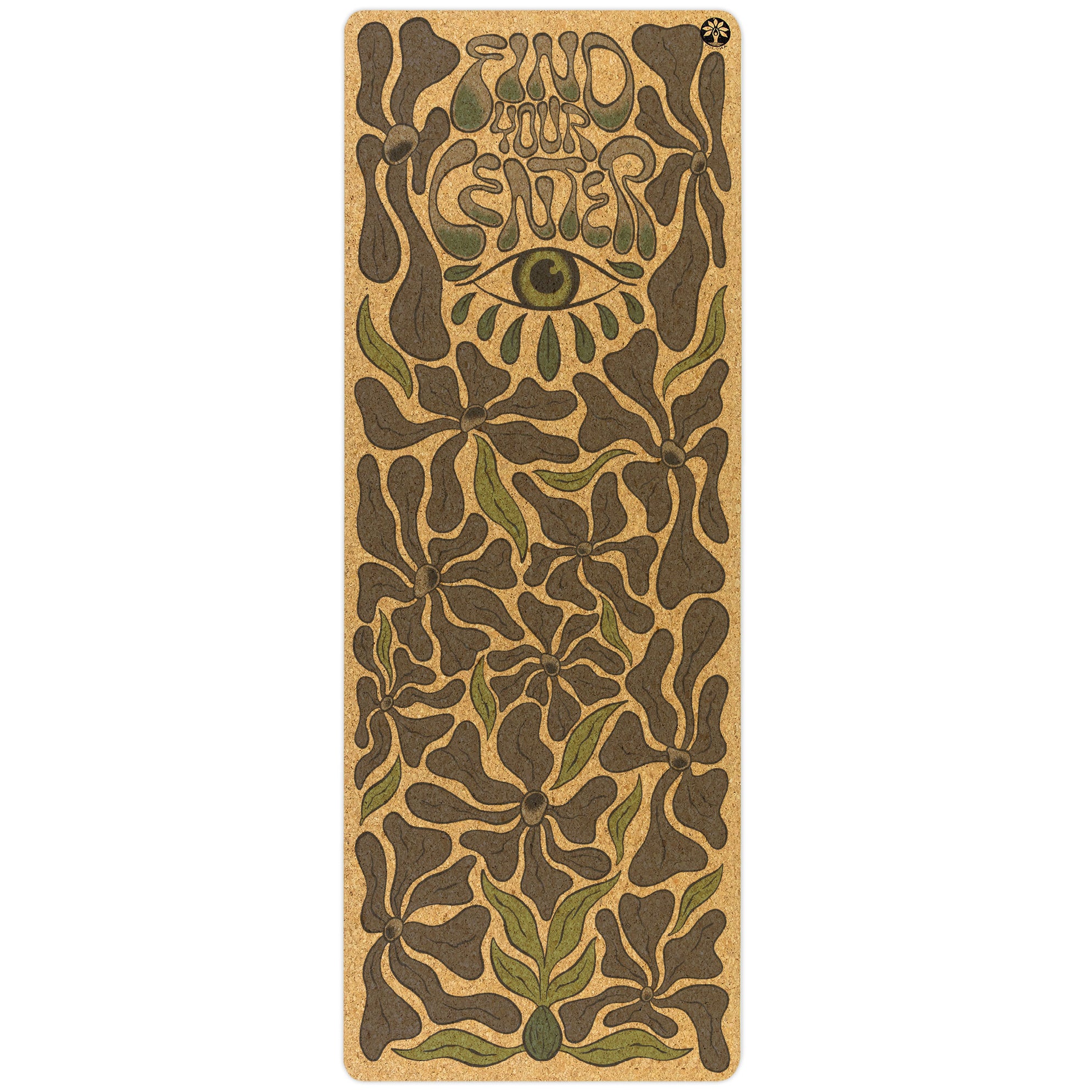 Find Your Center Original Cork Yoga Mat - Yoloha Yoga
