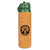 Green Cork Sleeve Bottle with Flip Staw Lid | 25oz - Yoloha Yoga