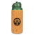 Green Cork Sleeve Bottle with Flip Staw Lid | 32oz - Yoloha Yoga
