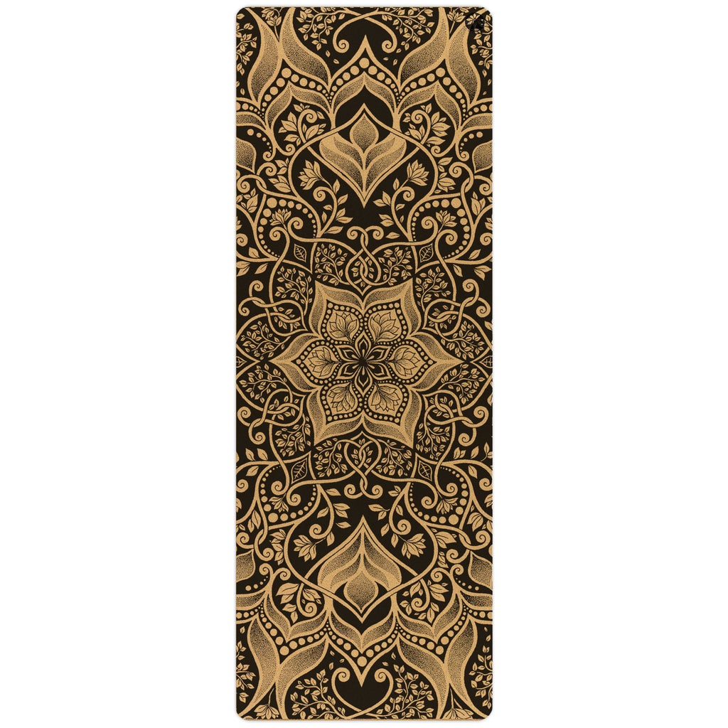 Aura Eco-Friendly Cork Yoga Mat - Harmony Artist Design