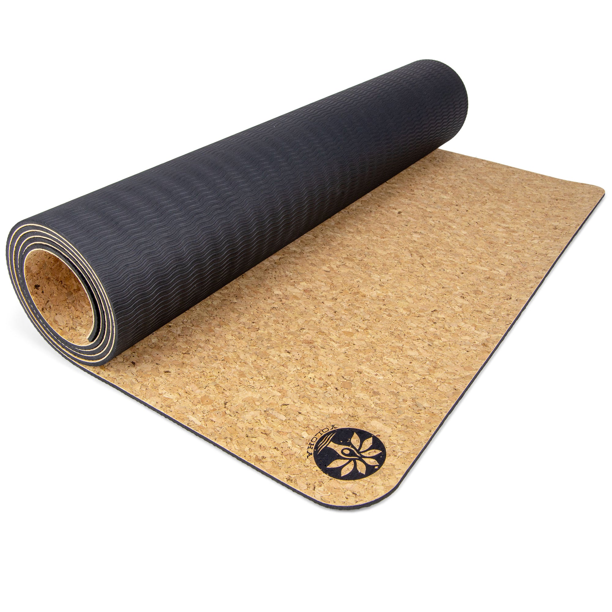  Yoga & Meditation Set Cork Yoga Mat - Beige Yoga Belt