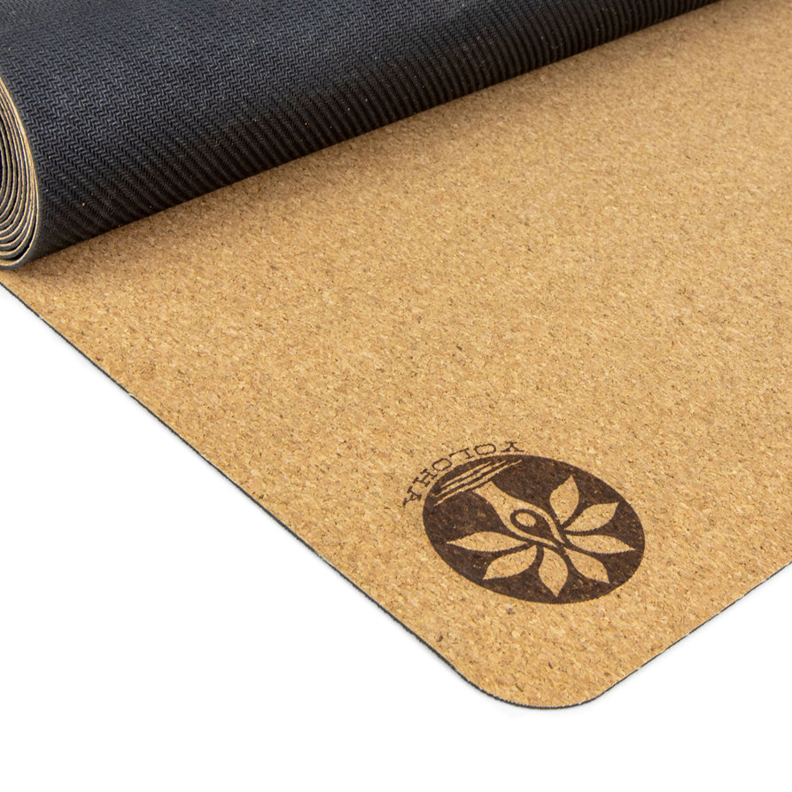 The Most Portable EcoFriendly Cork Yoga Mat Nomad Yoloha Yoga
