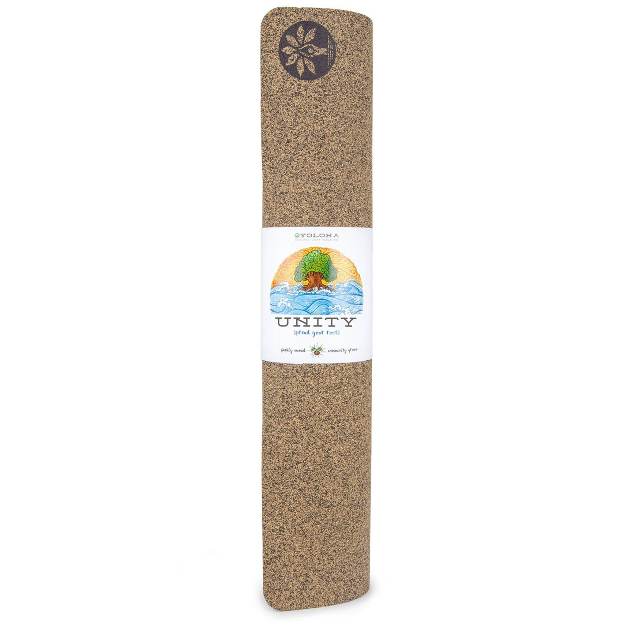 Chakras Unity Cork Yoga Mat - Yoloha Yoga