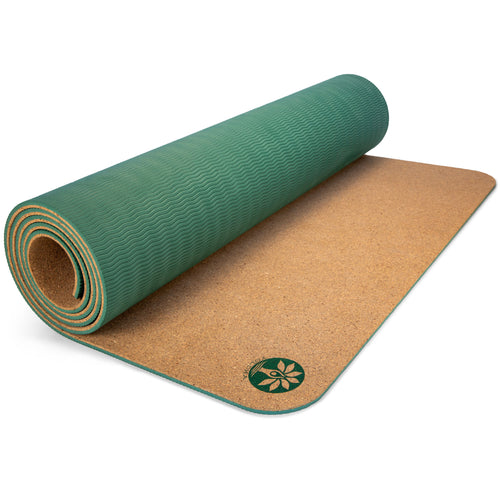 Unity Pro cork and natural rubber yoga mat