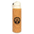 Cream Cork Sleeve Bottle with Flip Staw Lid | 25oz - Yoloha Yoga