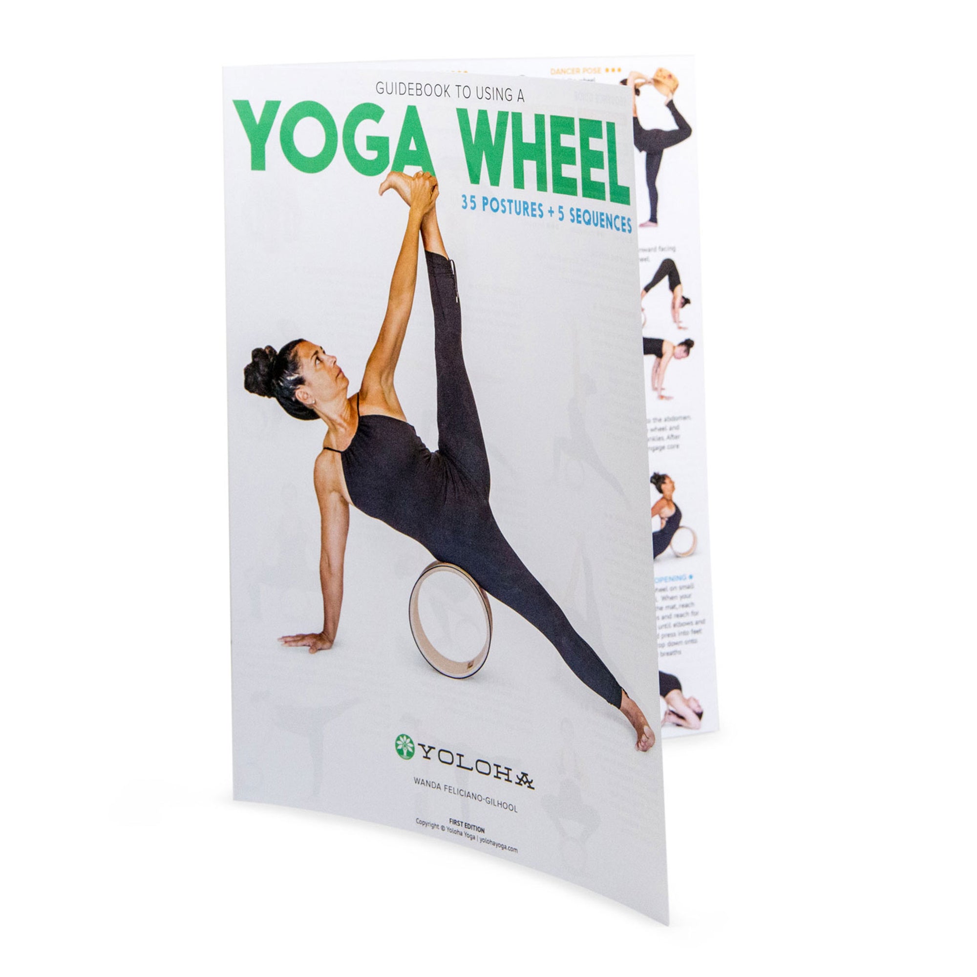 Yoga Wheel Guide Guide Book by Yoloha Yoga
