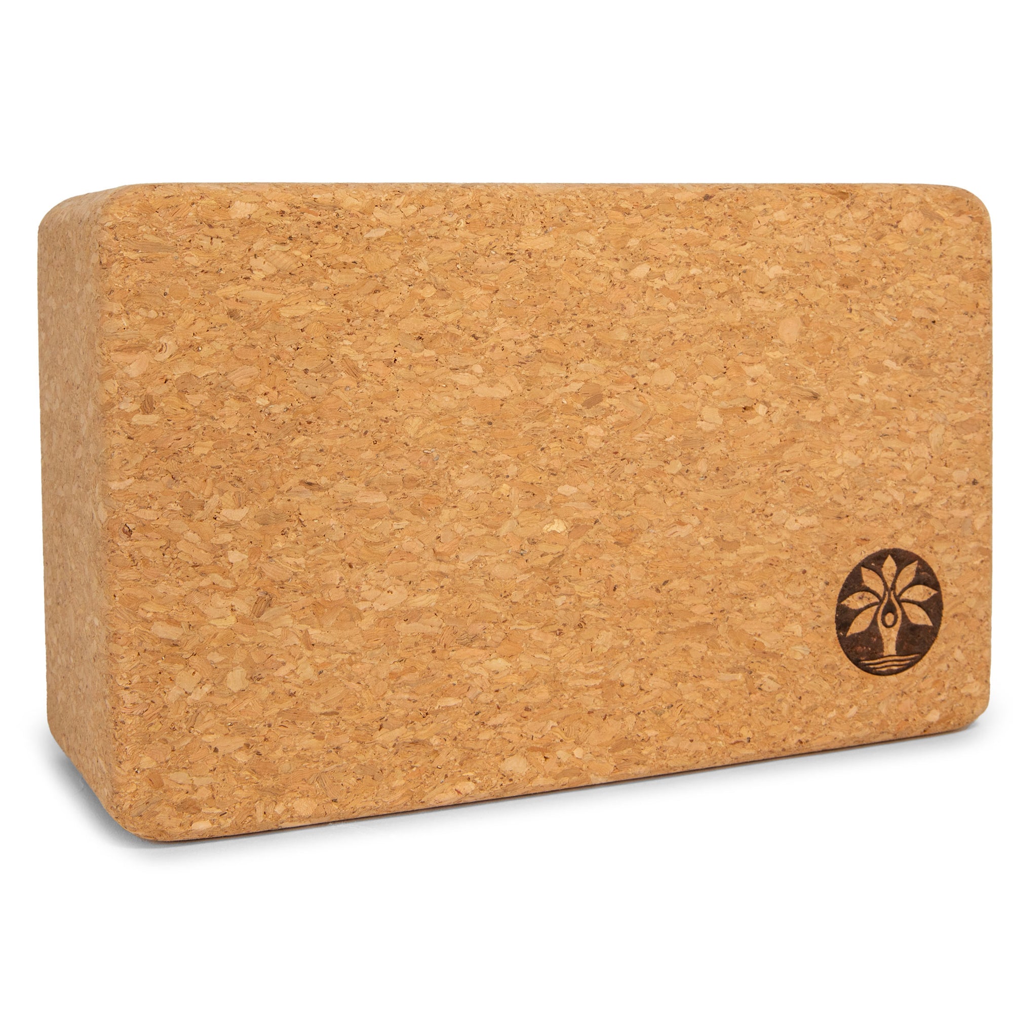 Hugger Mugger Cork Yoga Block - Naturally Grippy Texture, Durable, Made  from Renewable Cork, Rounded Edges for Comfort, Great for Sweaty Hands  BL-CORK