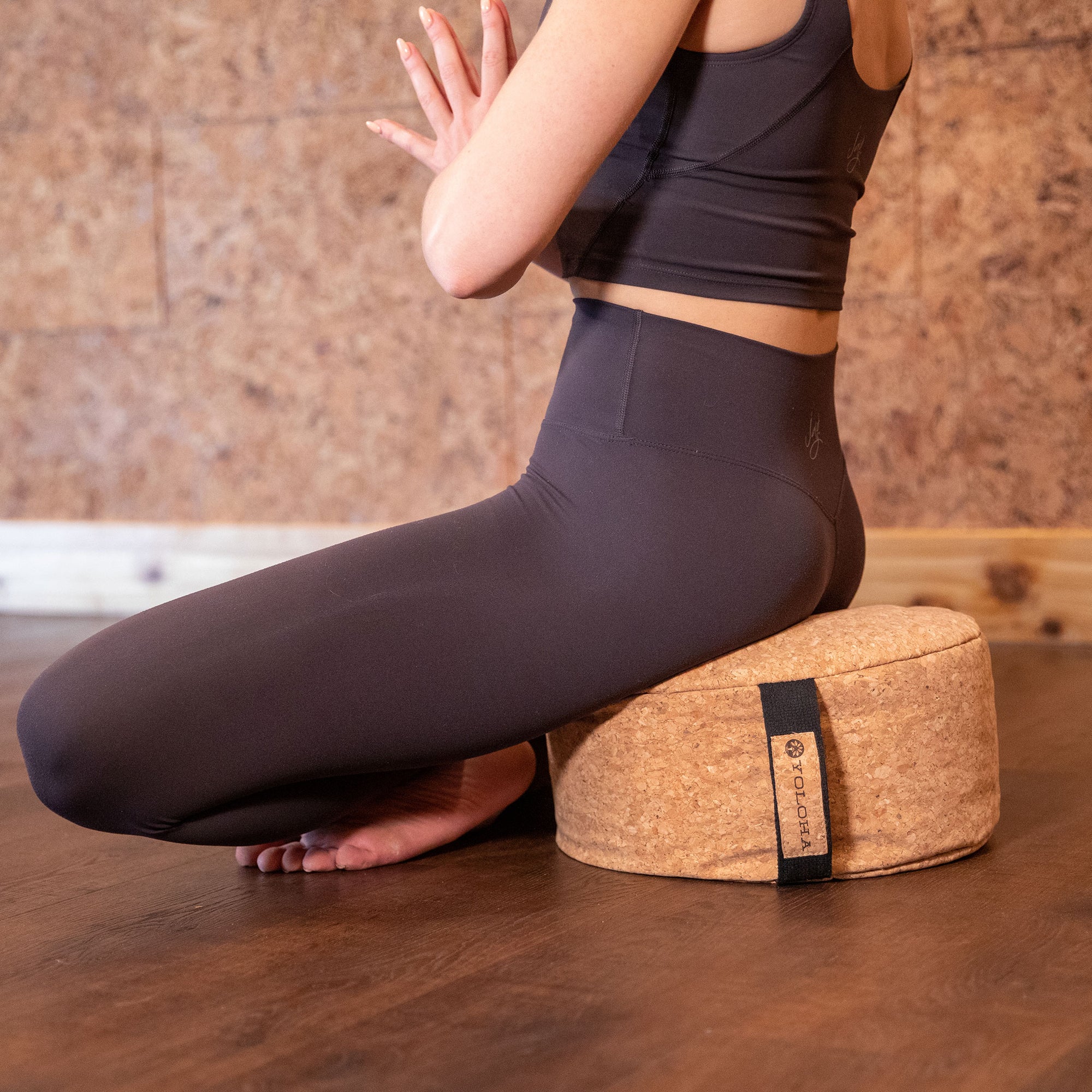 Cork Meditation Cushion - Yoloha Yoga