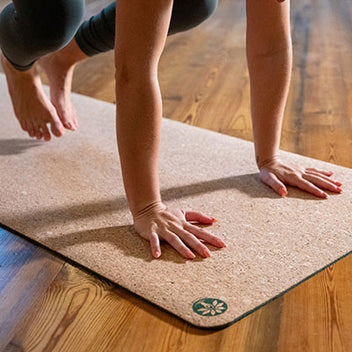 Cork Expandable Floor Mat - The Best Natural Gym Flooring – Yoloha Yoga