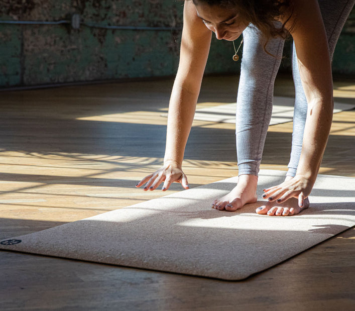 The Original Natural Non-Slip Cork Yoga Mat By Yoloha