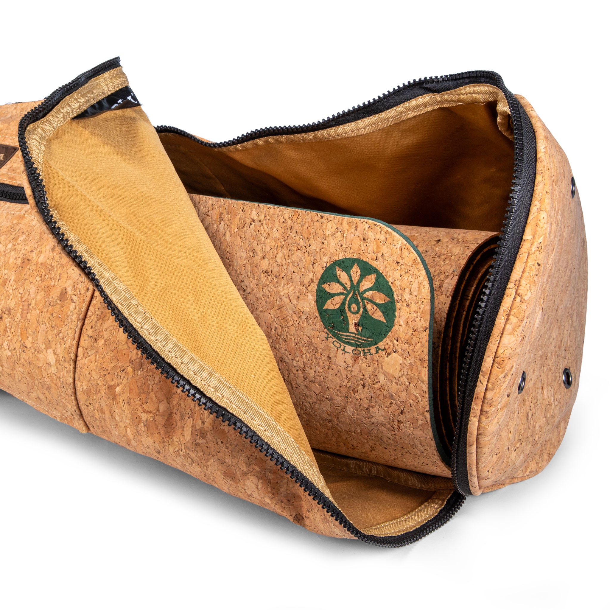 Extra Large Cork Yoga Mat Bag with Pockets – Yoloha Yoga