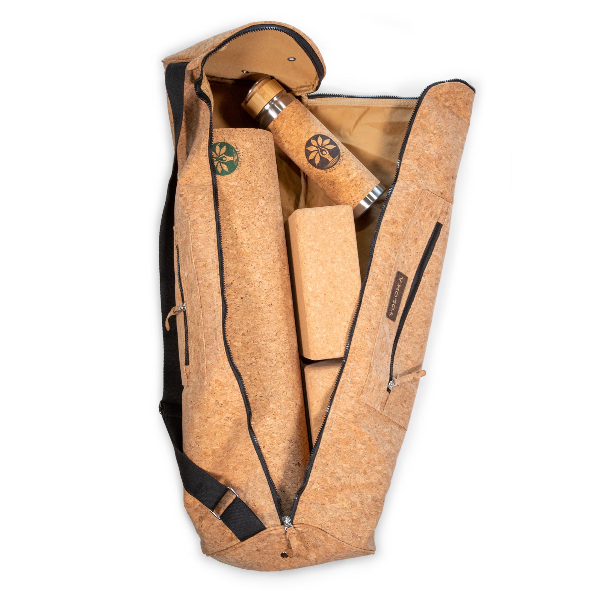 Cork Yoga Mat Bag XL - Yoloha Yoga