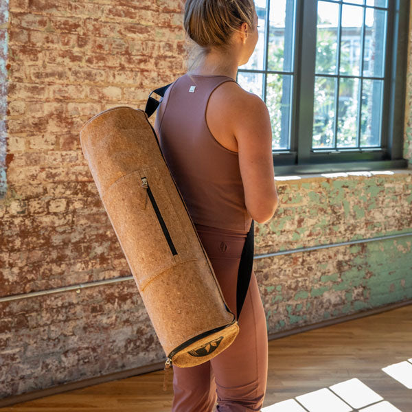 Aura Eco-Friendly Cork Yoga Mat - Flight Home Artist Design